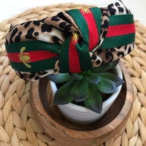 Designer Inspired Knotted Wide Headband